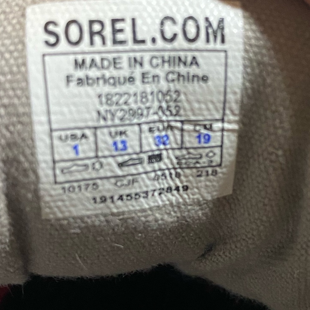 Sorel Youth Madson Moc Toe Waterproof Ankle Boots Boys Gray Suede Laced Size 1 - Picture 8 of 10